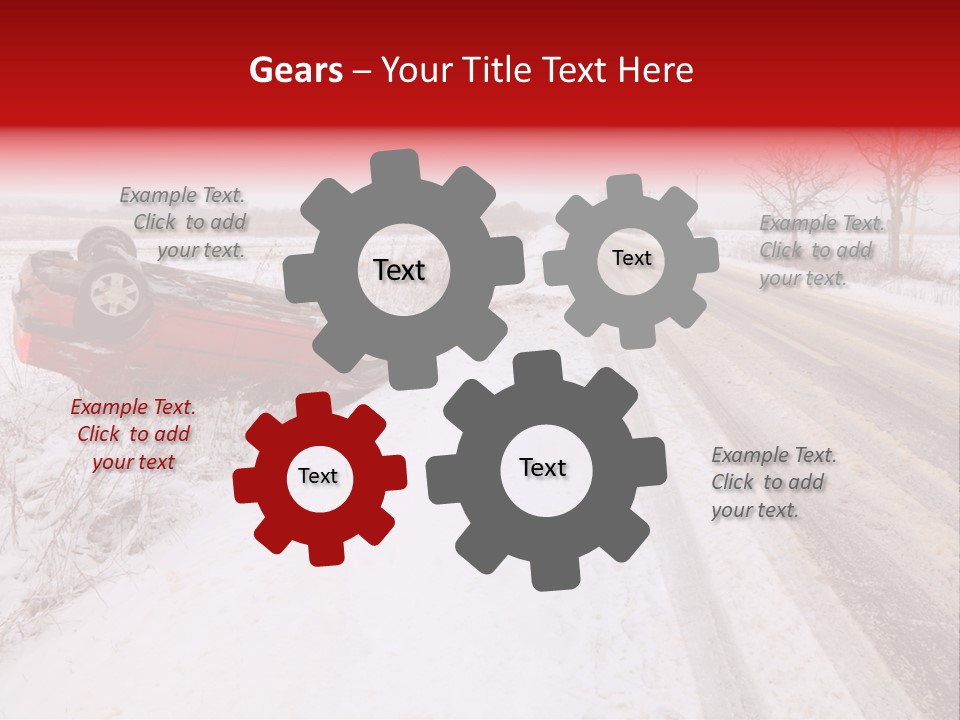 Insurance Transportation Rubber PowerPoint Template