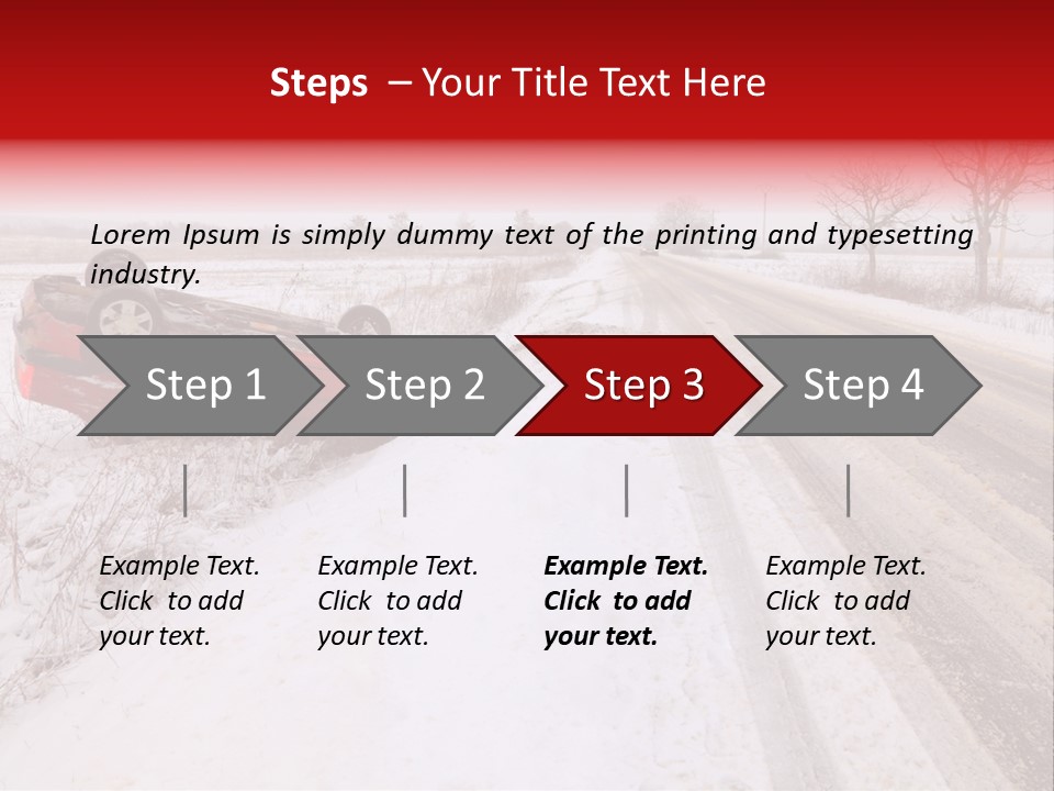 Insurance Transportation Rubber PowerPoint Template