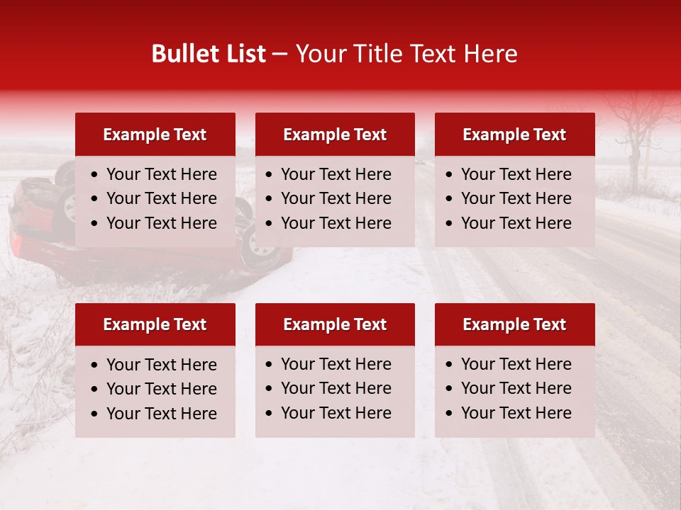 Insurance Transportation Rubber PowerPoint Template