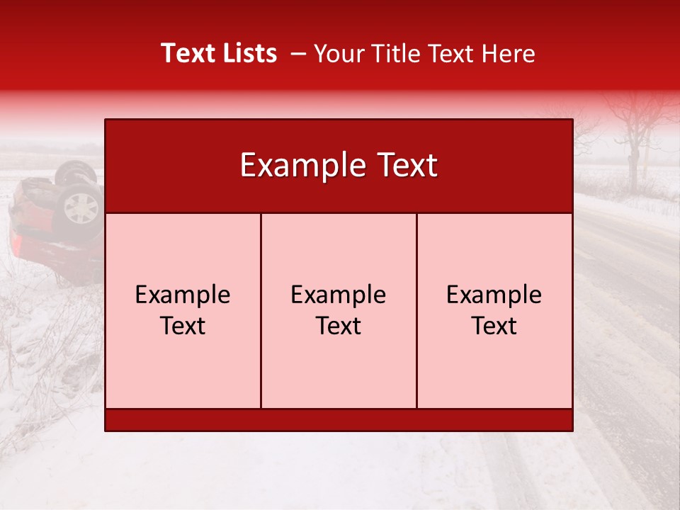Insurance Transportation Rubber PowerPoint Template