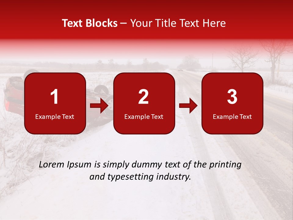 Insurance Transportation Rubber PowerPoint Template
