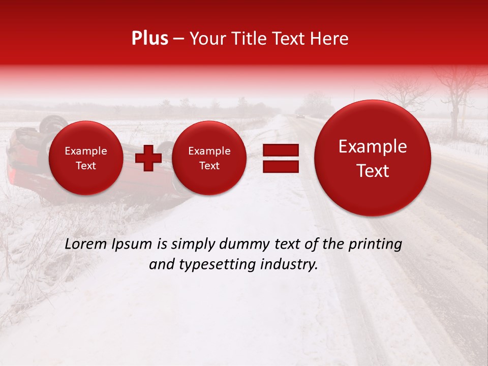 Insurance Transportation Rubber PowerPoint Template
