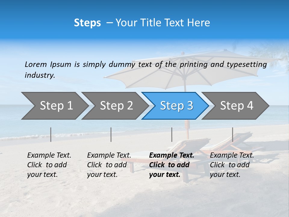 Travel Island Paradise PowerPoint Template