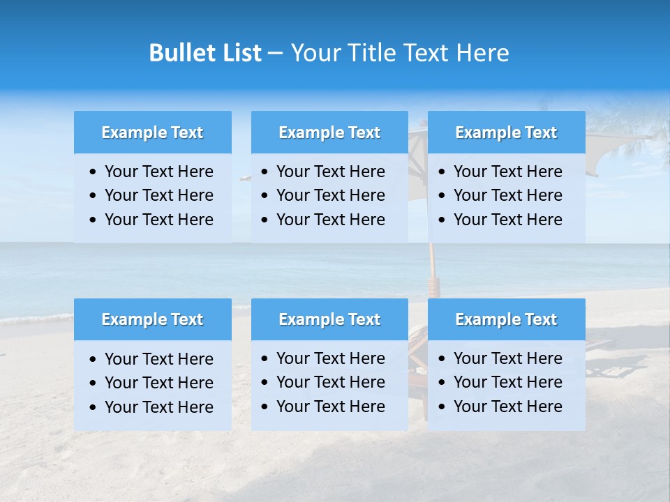 Travel Island Paradise PowerPoint Template