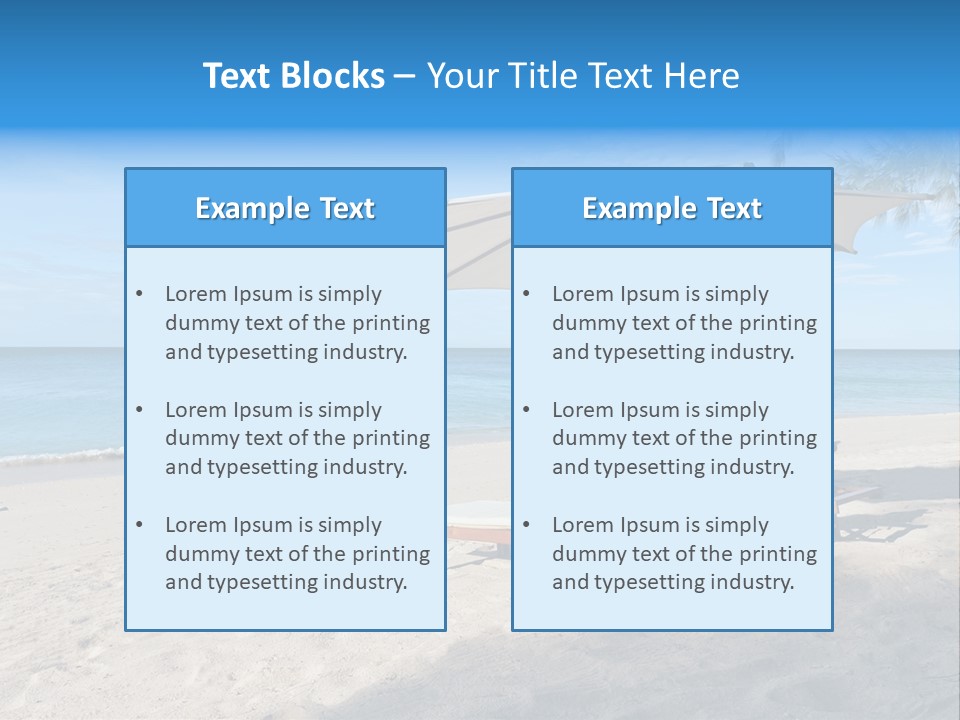 Travel Island Paradise PowerPoint Template
