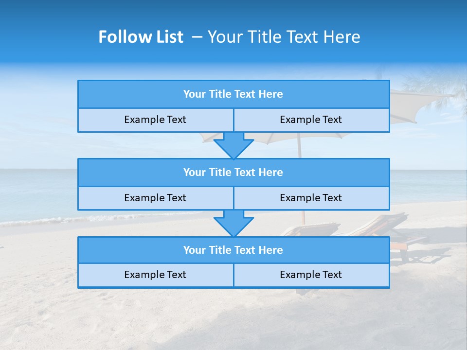 Travel Island Paradise PowerPoint Template
