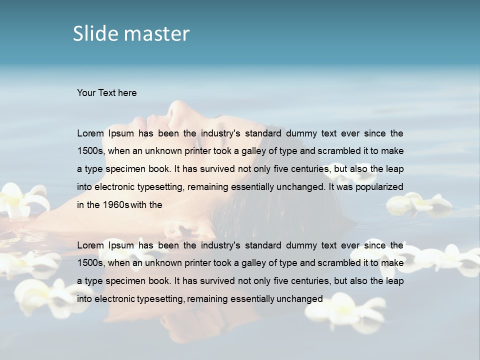 Tranquility Spa Beauty PowerPoint Template