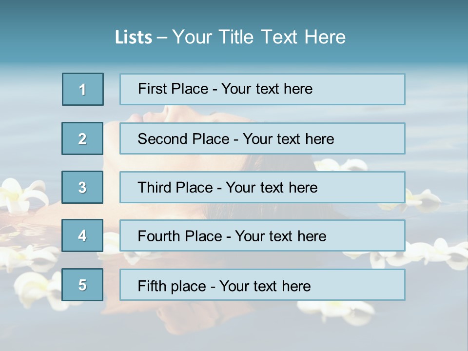 Tranquility Spa Beauty PowerPoint Template
