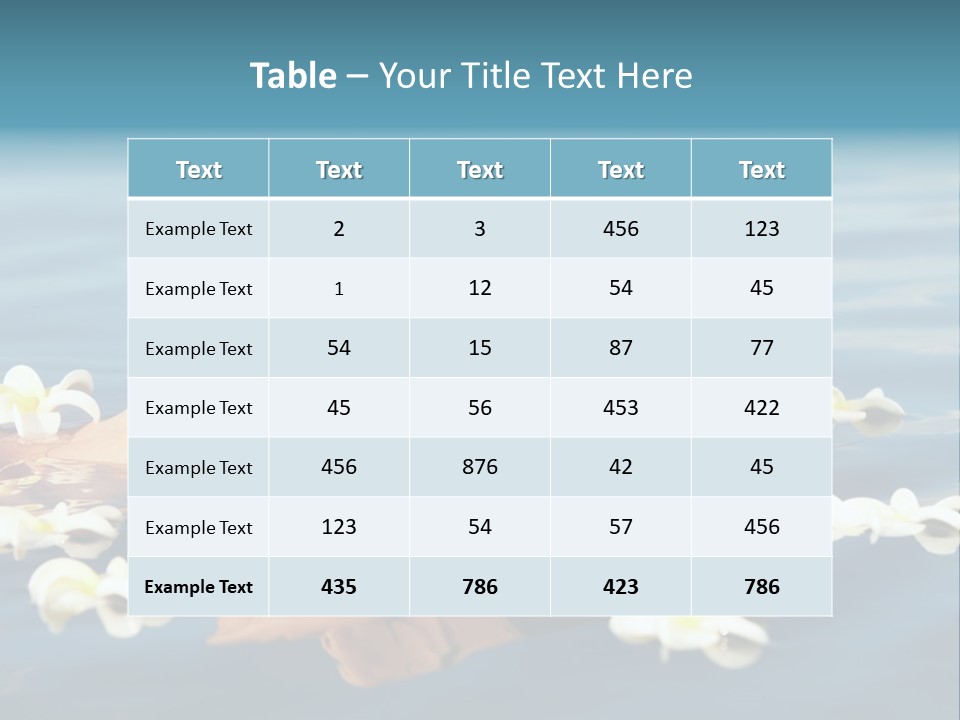 Tranquility Spa Beauty PowerPoint Template