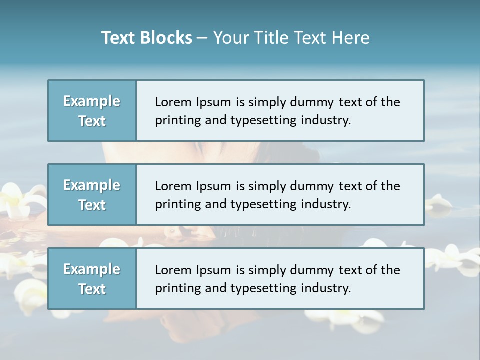 Tranquility Spa Beauty PowerPoint Template