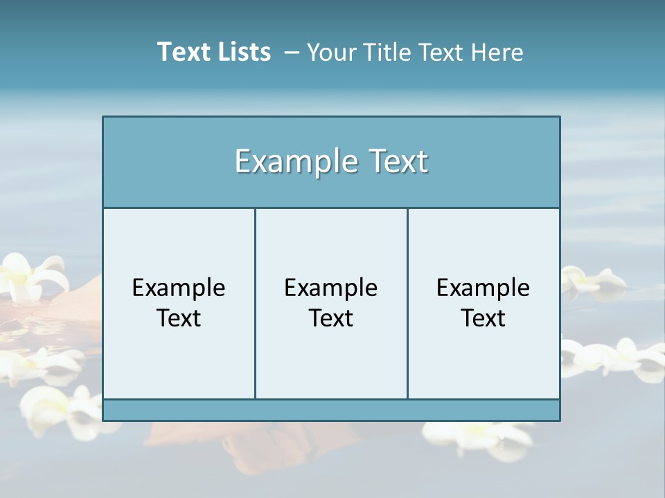 Tranquility Spa Beauty PowerPoint Template