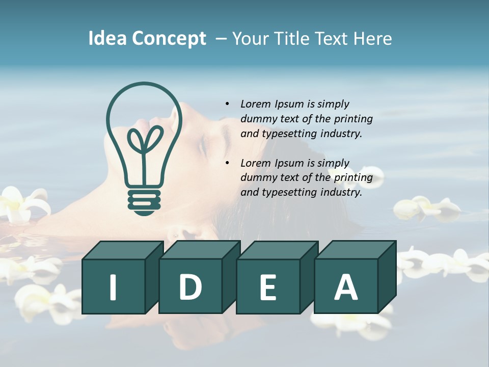 Tranquility Spa Beauty PowerPoint Template