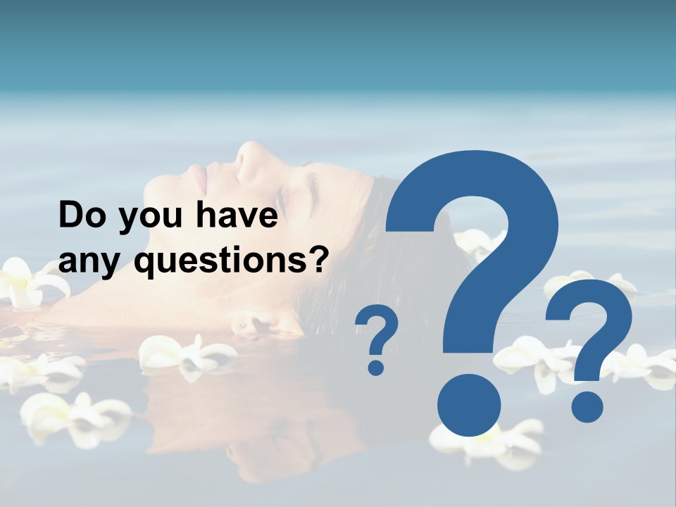 Tranquility Spa Beauty PowerPoint Template