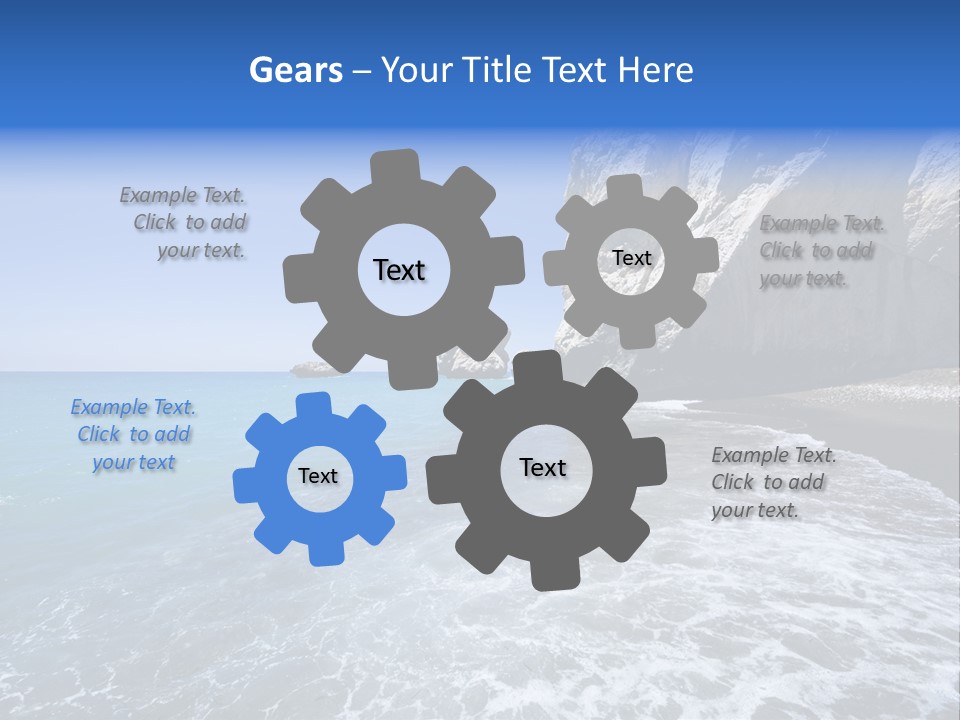 Aphrodite Stone Paphos PowerPoint Template