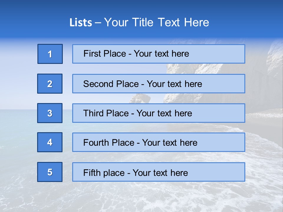 Aphrodite Stone Paphos PowerPoint Template