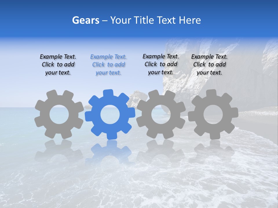 Aphrodite Stone Paphos PowerPoint Template