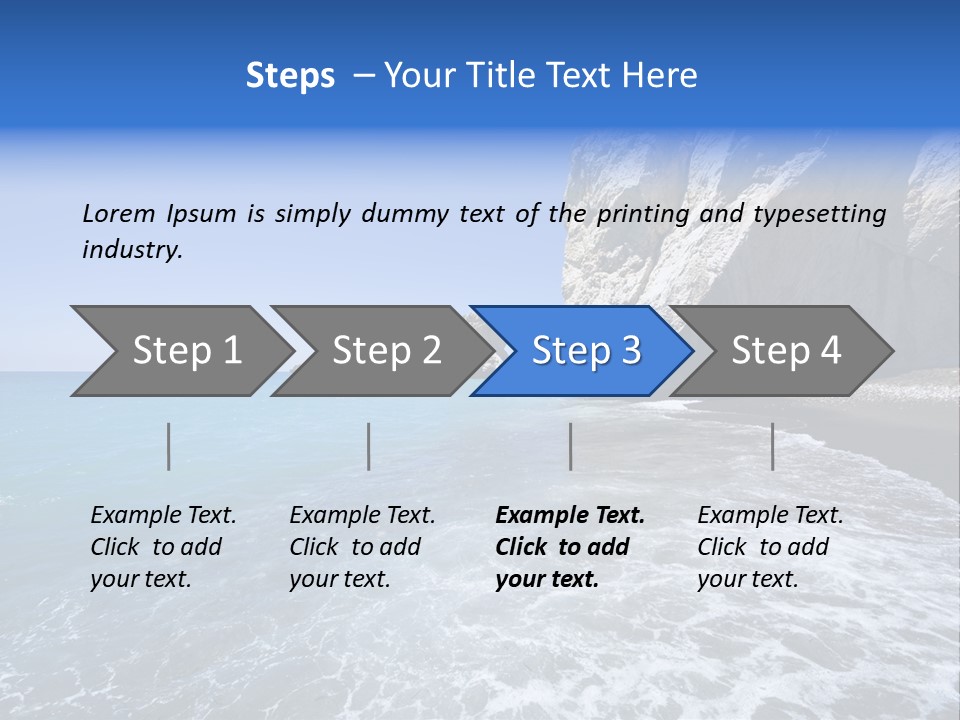 Aphrodite Stone Paphos PowerPoint Template
