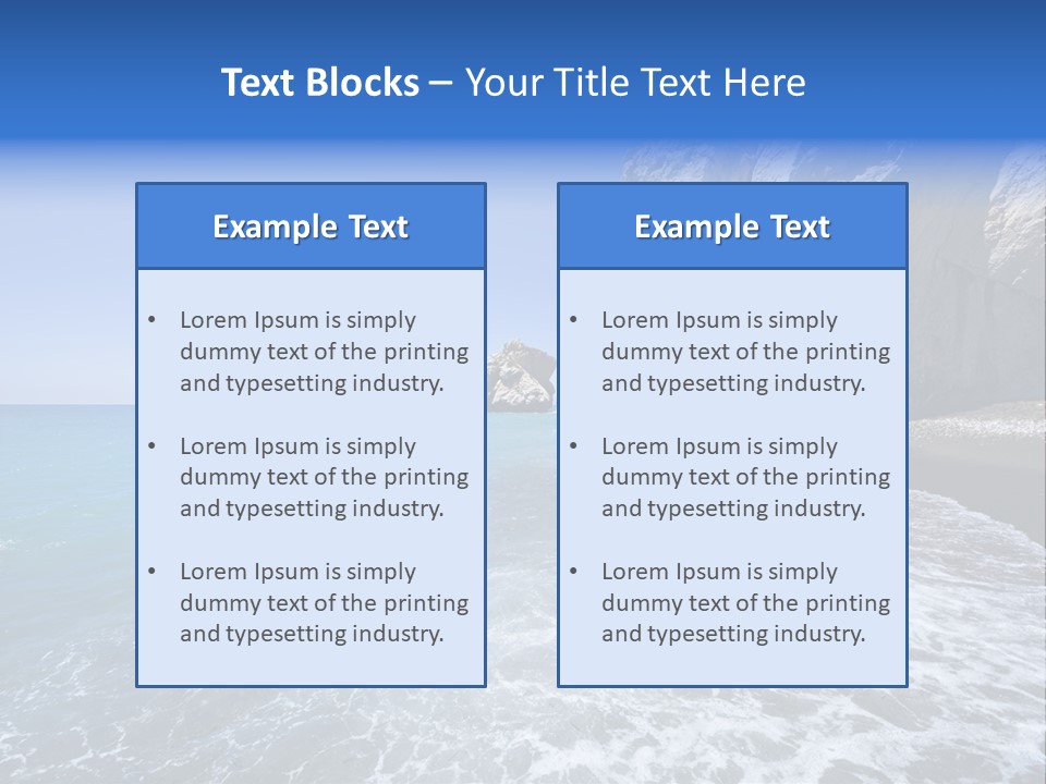 Aphrodite Stone Paphos PowerPoint Template