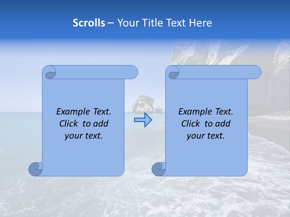 Aphrodite Stone Paphos PowerPoint Template