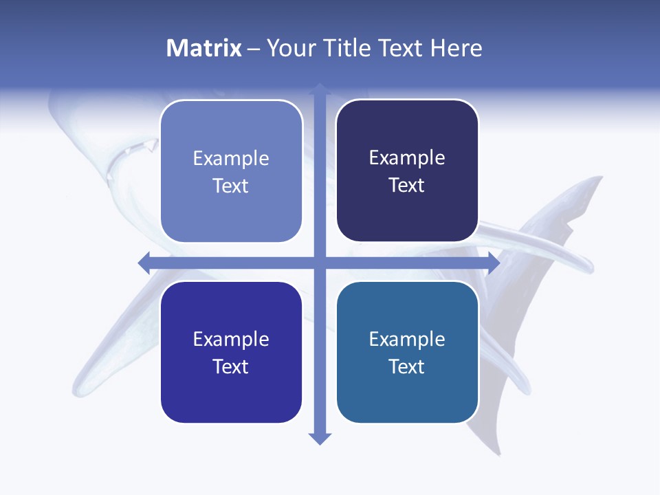 Fins Stroke Artwork PowerPoint Template