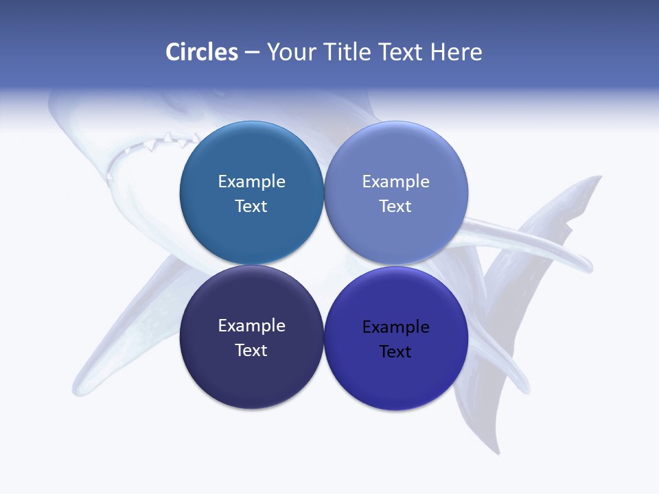 Fins Stroke Artwork PowerPoint Template