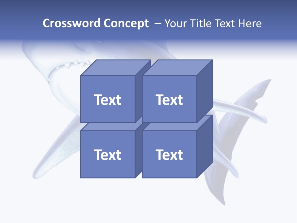 Fins Stroke Artwork PowerPoint Template