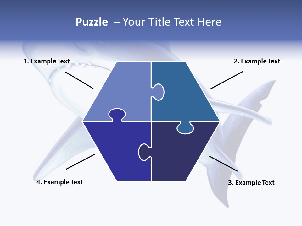 Fins Stroke Artwork PowerPoint Template