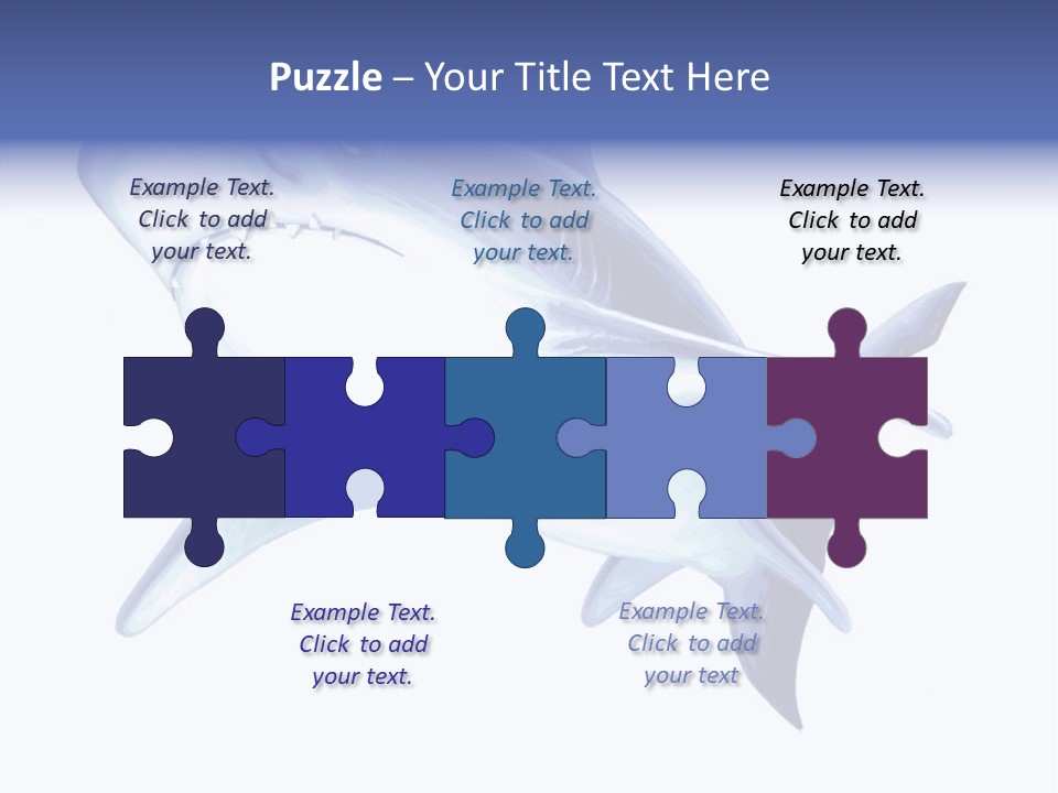 Fins Stroke Artwork PowerPoint Template