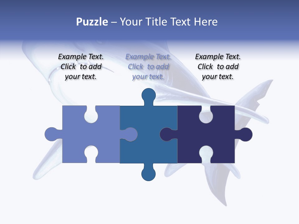 Fins Stroke Artwork PowerPoint Template