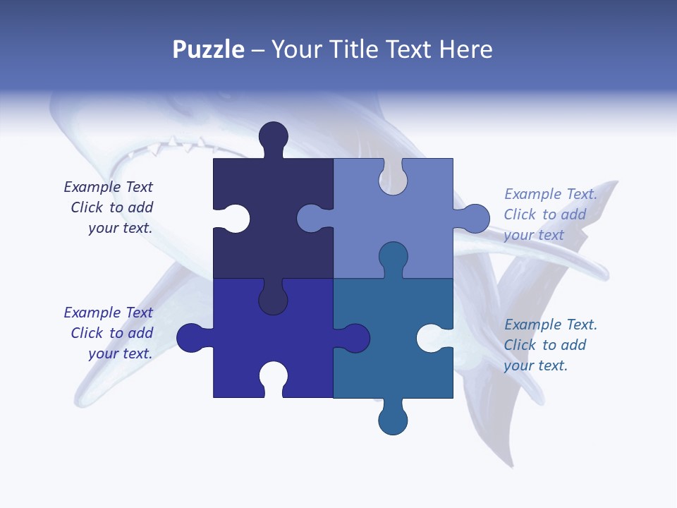 Fins Stroke Artwork PowerPoint Template