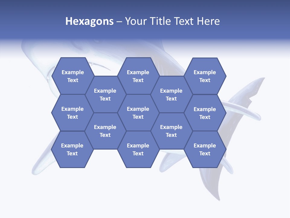 Fins Stroke Artwork PowerPoint Template