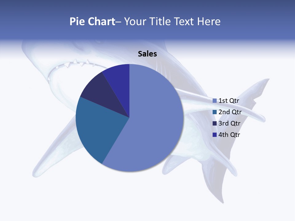 Fins Stroke Artwork PowerPoint Template