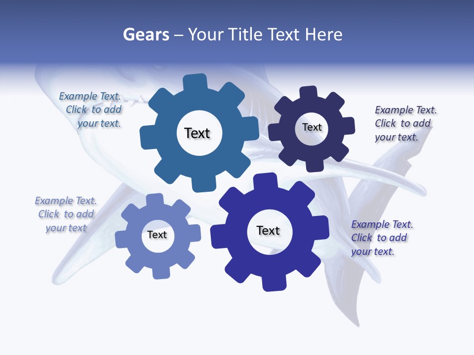 Fins Stroke Artwork PowerPoint Template