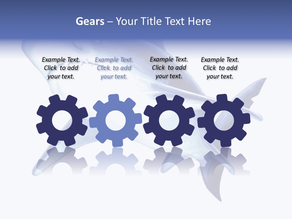 Fins Stroke Artwork PowerPoint Template