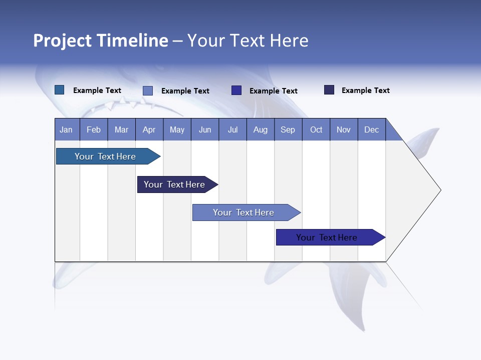 Fins Stroke Artwork PowerPoint Template