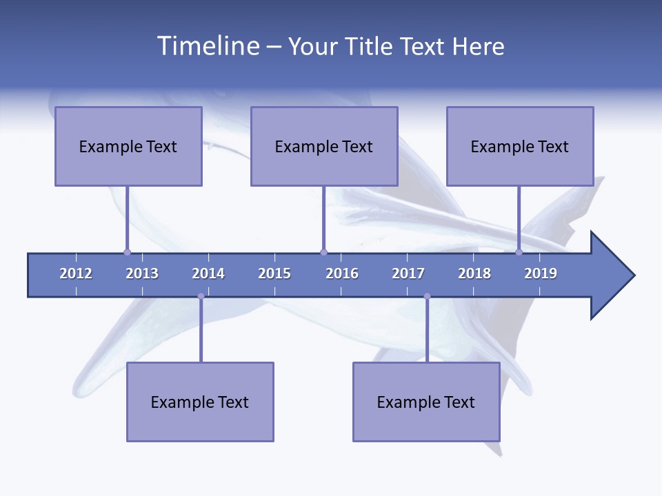 Fins Stroke Artwork PowerPoint Template