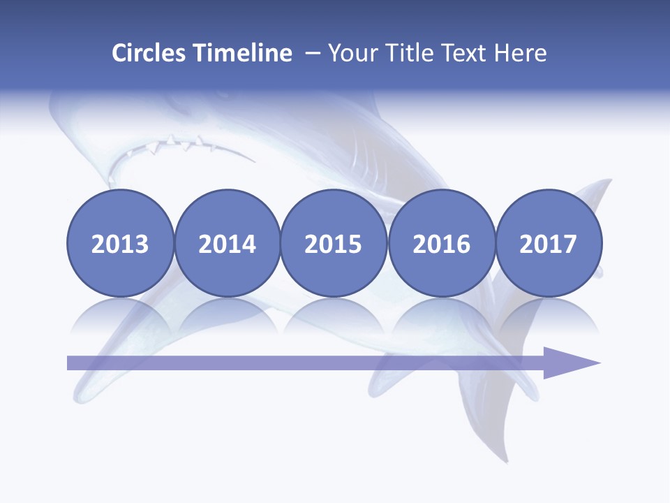 Fins Stroke Artwork PowerPoint Template