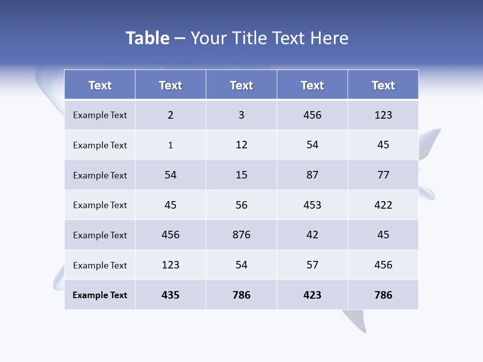 Fins Stroke Artwork PowerPoint Template