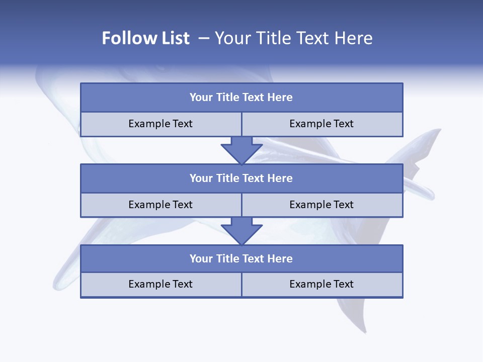 Fins Stroke Artwork PowerPoint Template