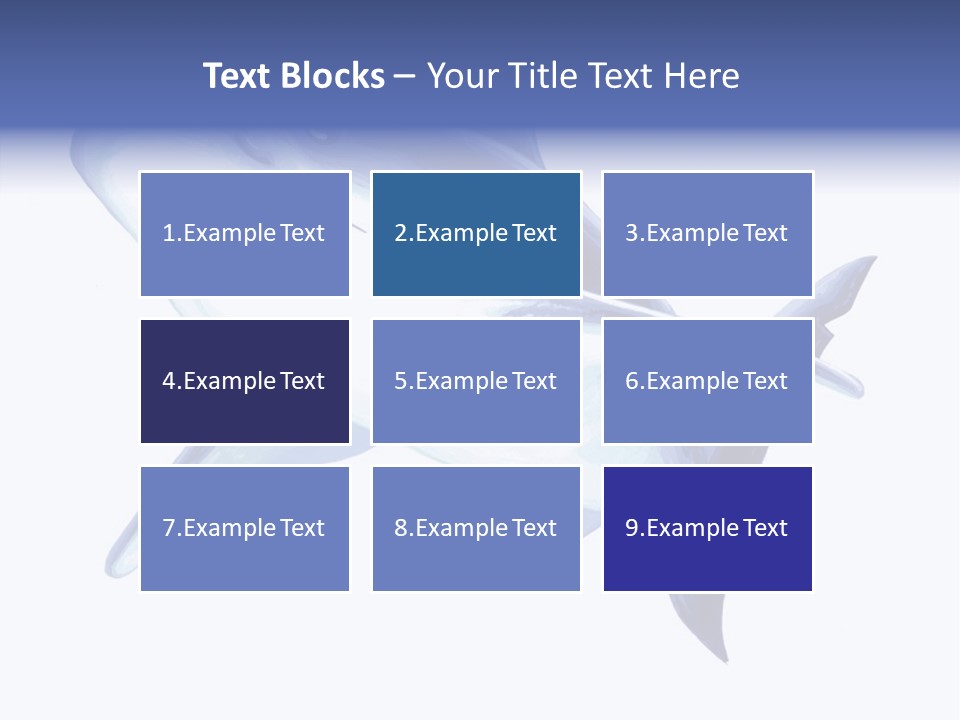 Fins Stroke Artwork PowerPoint Template