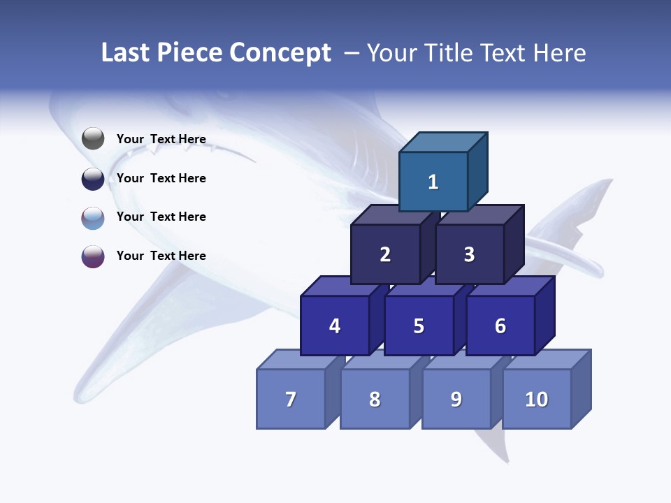 Fins Stroke Artwork PowerPoint Template