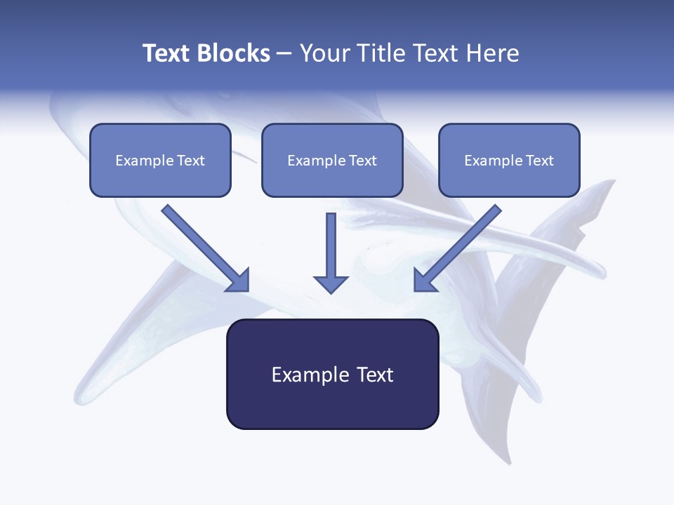 Fins Stroke Artwork PowerPoint Template