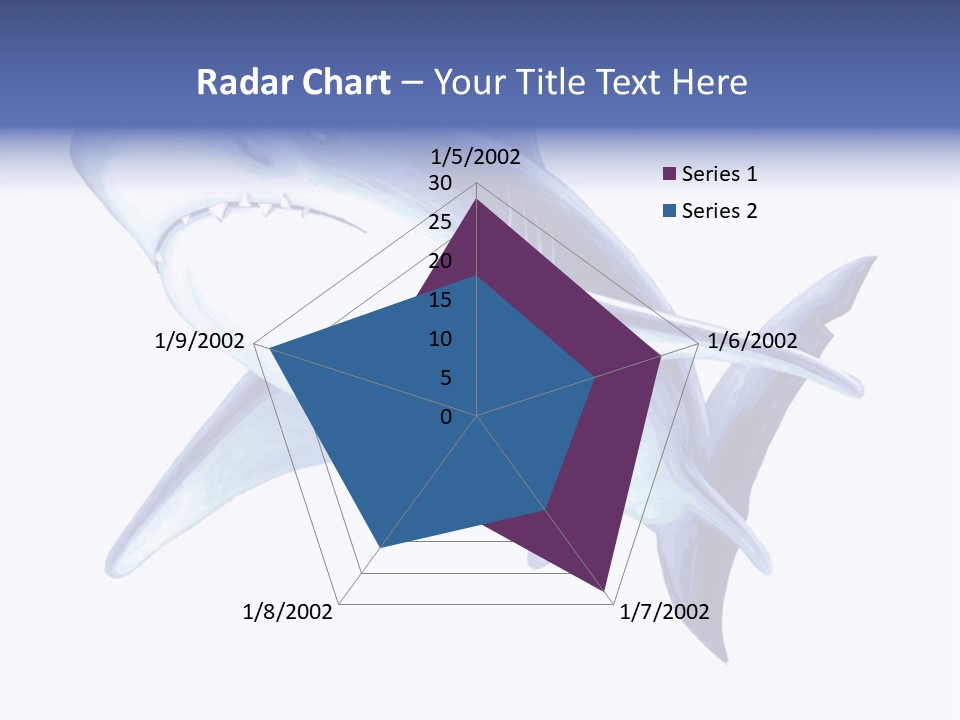 Fins Stroke Artwork PowerPoint Template