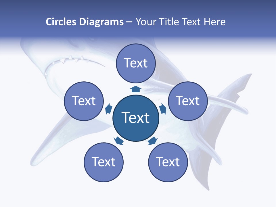 Fins Stroke Artwork PowerPoint Template