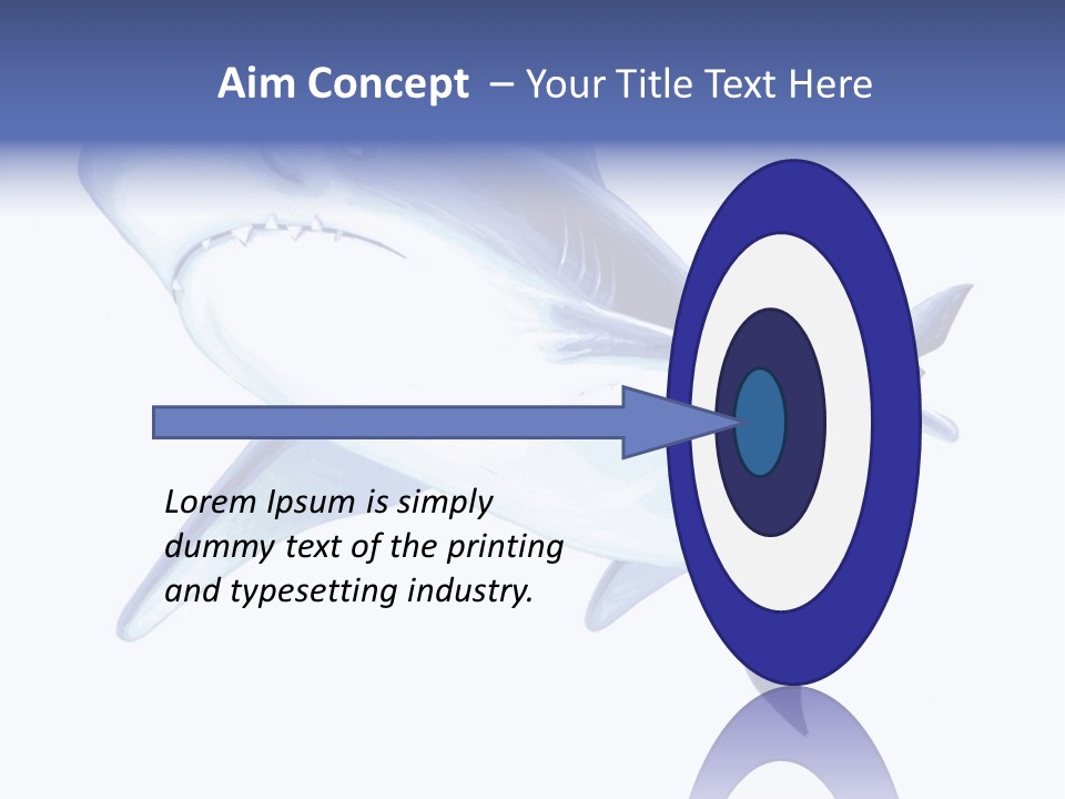 Fins Stroke Artwork PowerPoint Template