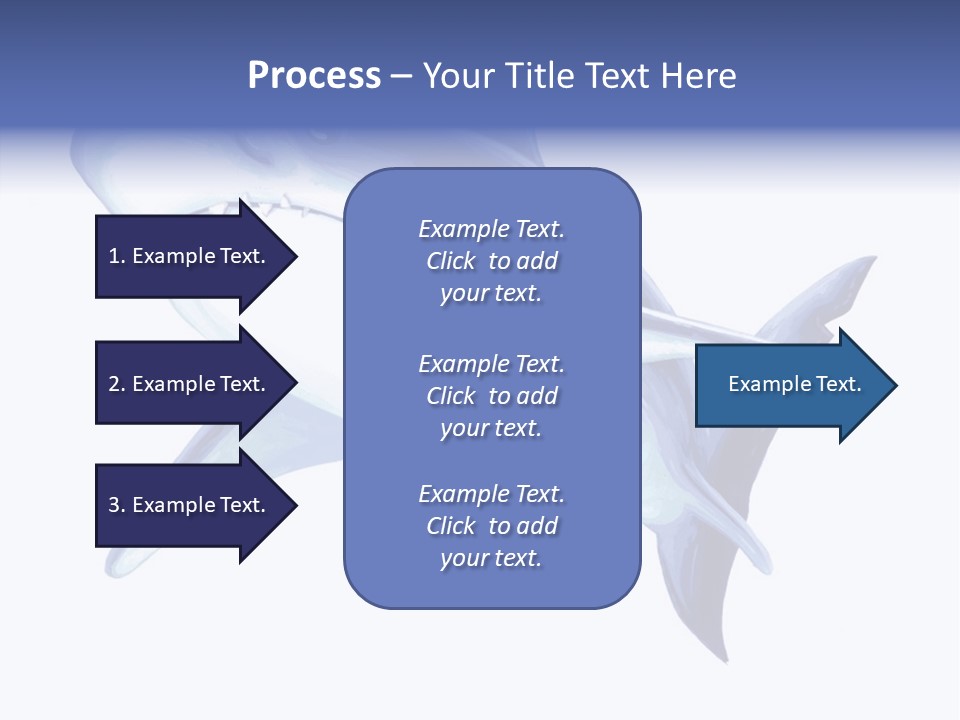Fins Stroke Artwork PowerPoint Template