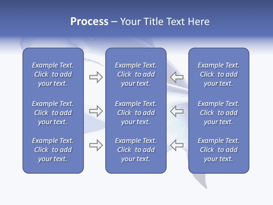 Fins Stroke Artwork PowerPoint Template