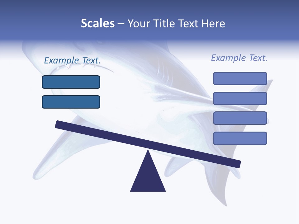 Fins Stroke Artwork PowerPoint Template