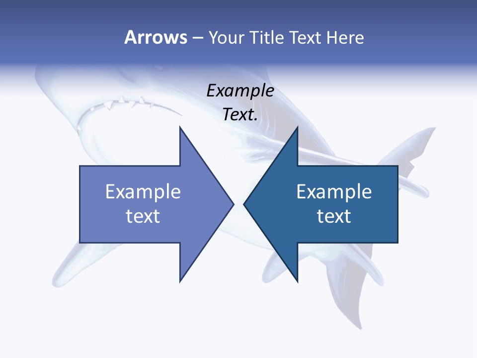 Fins Stroke Artwork PowerPoint Template