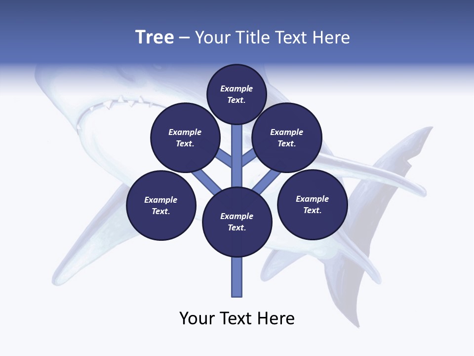 Fins Stroke Artwork PowerPoint Template